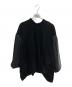 COMME des GARCONS COMME des GARCONS（コムデギャルソン コムデギャルソン）の古着「ベロア長袖ブラウス/COMME des GARCONS COMME des GARCONS」｜ブラック