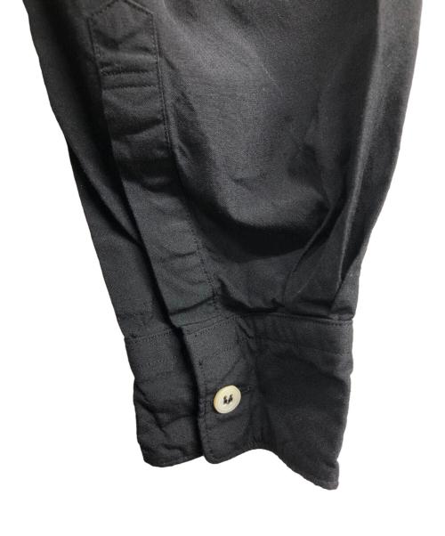 COMME des GARCONS COMME des GARCONS（コムデギャルソン コムデギャルソン）COMME des GARCONS COMME des GARCONS 縮絨ドローストリング・ギャザー長袖ブラウス/COMME des GARCONS COMME des GARCONS ブラック サイズ:Sの古着・服飾アイテム