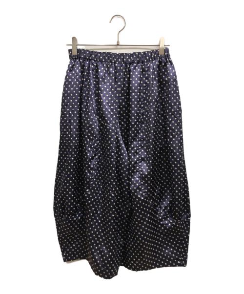 COMME des GARCONS COMME des GARCONS（コムデギャルソン コムデギャルソン）COMME des GARCONS COMME des GARCONS (コムデギャルソン コムデギャルソン) ドット ワイド クロップド パンツ ネイビー サイズ:Sの古着・服飾アイテム