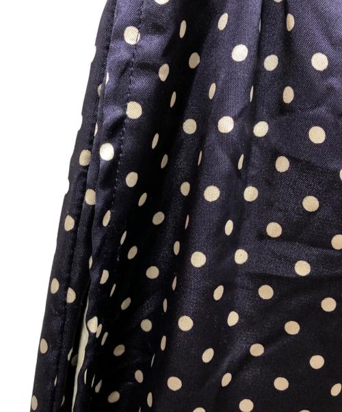 COMME des GARCONS COMME des GARCONS（コムデギャルソン コムデギャルソン）COMME des GARCONS COMME des GARCONS (コムデギャルソン コムデギャルソン) ドット ワイド クロップド パンツ ネイビー サイズ:Sの古着・服飾アイテム