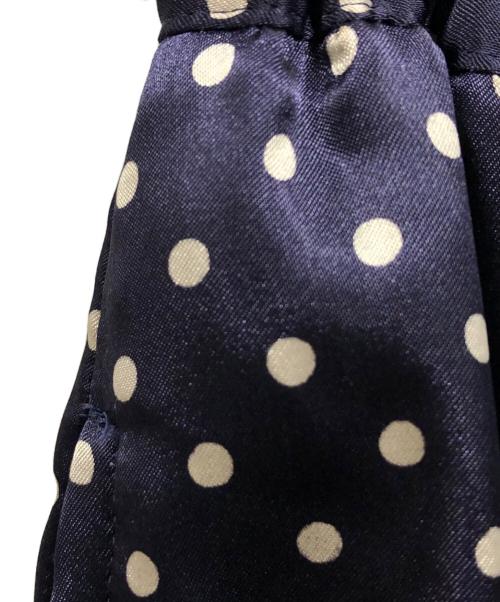 COMME des GARCONS COMME des GARCONS（コムデギャルソン コムデギャルソン）COMME des GARCONS COMME des GARCONS (コムデギャルソン コムデギャルソン) ドット ワイド クロップド パンツ ネイビー サイズ:Sの古着・服飾アイテム