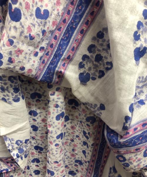 Ron Herman（ロンハーマン）Ron Herman (ロンハーマン) インド綿ワンピース パープル×ブルー サイズ:FREEの古着・服飾アイテム
