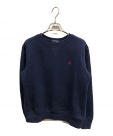 POLO RALPH LAUREN（ポロ・ラルフローレン）の古着「ロゴスウェット」｜ネイビー
