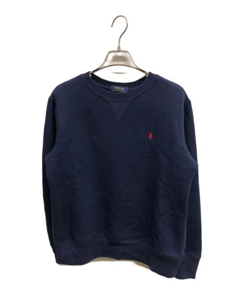 POLO RALPH LAUREN（ポロ・ラルフローレン）POLO RALPH LAUREN (ポロ・ラルフローレン) ロゴスウェット ネイビー サイズ:Mの古着・服飾アイテム