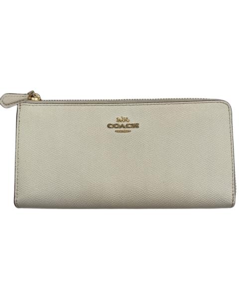 COACH（コーチ）COACH (コーチ) 長財布 ホワイトの古着・服飾アイテム
