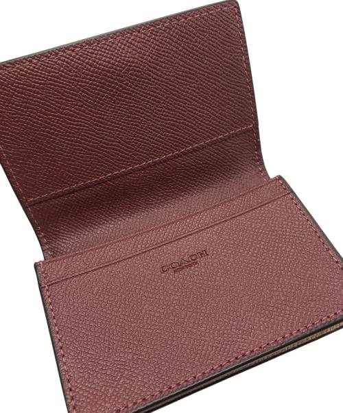 COACH（コーチ）COACH (コーチ) ビジネスカードケース/	COACH ベージュの古着・服飾アイテム