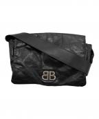 BALENCIAGAバレンシアガ）の古着「MONACO FLAP MES S /モナコ スモール」｜ブラック