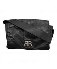 BALENCIAGA（バレンシアガ）の古着「MONACO FLAP MES S /モナコ スモール」｜ブラック