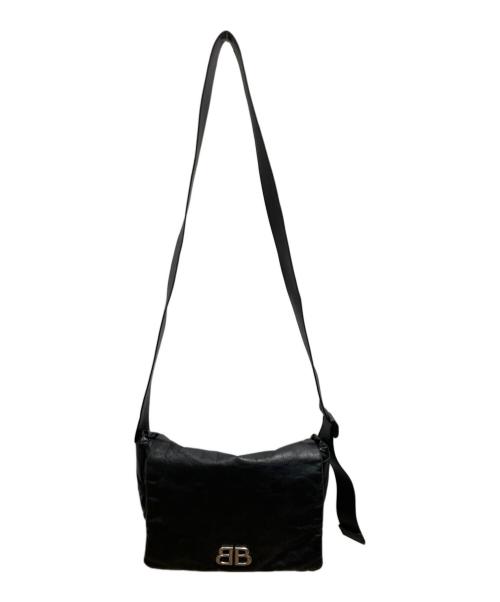 BALENCIAGA（バレンシアガ）BALENCIAGA (バレンシアガ) MONACO FLAP MES S /モナコ スモール ブラックの古着・服飾アイテム