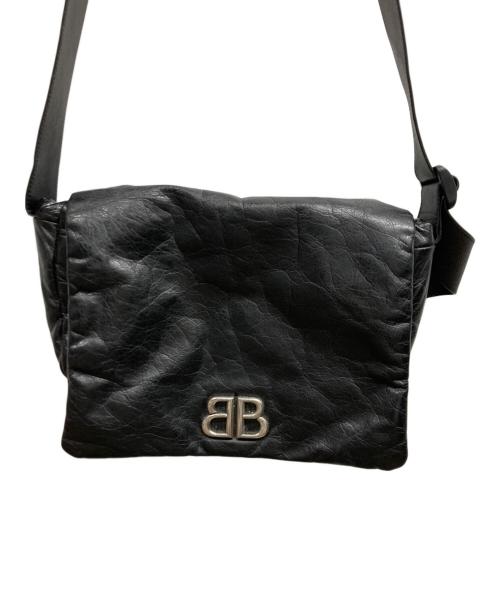 BALENCIAGA（バレンシアガ）BALENCIAGA (バレンシアガ) MONACO FLAP MES S /モナコ スモール ブラックの古着・服飾アイテム