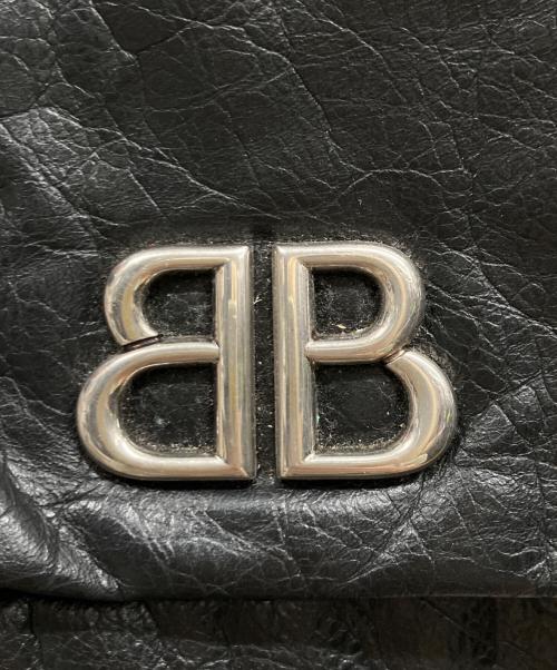BALENCIAGA（バレンシアガ）BALENCIAGA (バレンシアガ) MONACO FLAP MES S /モナコ スモール ブラックの古着・服飾アイテム
