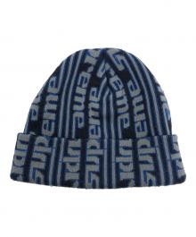 SUPREME（シュプリーム）の古着「Vertical Logo Beanie/Supreme」｜ブラック×ブルー