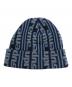 Supreme（シュプリーム）の古着「Vertical Logo Beanie/Supreme」｜ブラック×ブルー