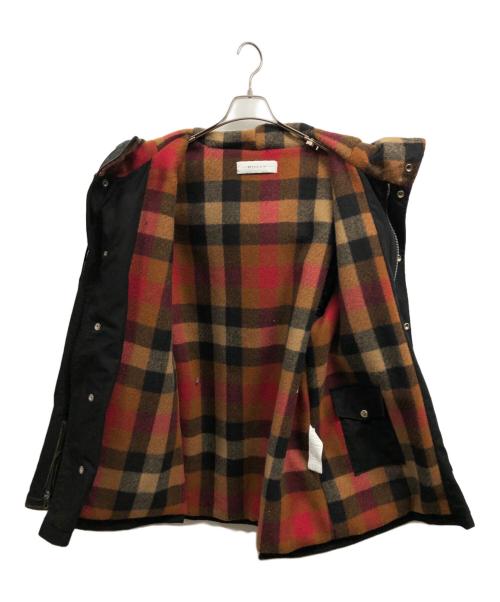 BULLY（ブリー）BULLY (ブリー) レザー切替ウールコート ブラック サイズ:54の古着・服飾アイテム