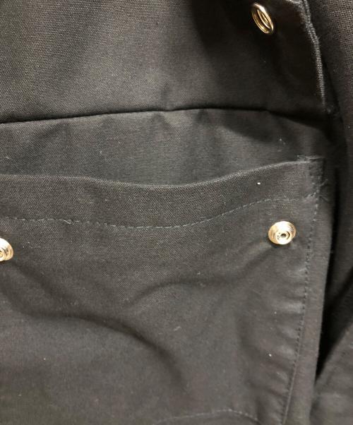 BULLY（ブリー）BULLY (ブリー) レザー切替ウールコート ブラック サイズ:54の古着・服飾アイテム