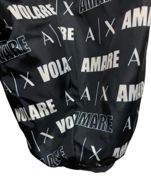 ARMANI EXCHANGE（アルマーニ エクスチェンジ）ARMANI EXCHANGE (アルマーニ エクスチェンジ) 総柄ブルゾン ネイビー サイズ:XXLの古着・服飾アイテム