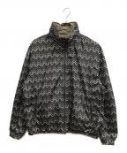 EMPORIO ARMANIエンポリオ アルマーニ）の古着「リバーシブル ヘリンボーン 長袖ジャケット」｜ブラック