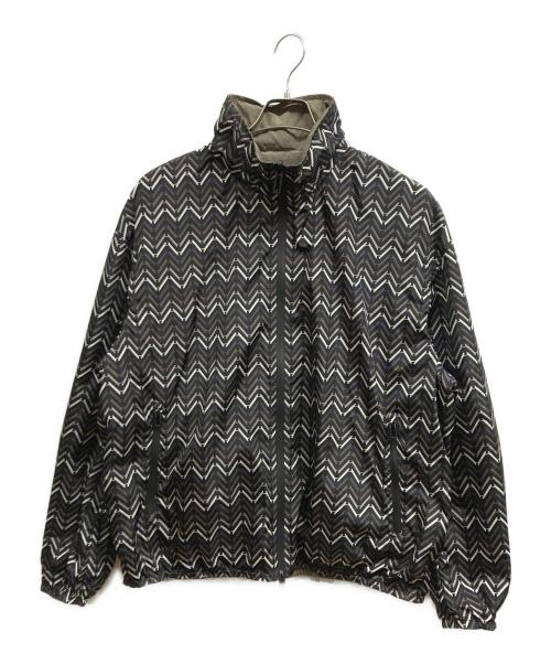 EMPORIO ARMANI（エンポリオ アルマーニ）EMPORIO ARMANI (エンポリオ アルマーニ) リバーシブル ヘリンボーン 長袖ジャケット ブラック サイズ:54の古着・服飾アイテム