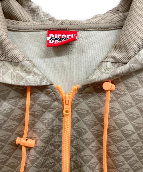 DIESEL SPORT（ディーゼルスポーツ）DIESEL SPORT (ディーゼルスポーツ) ジップパーカー ベージュ サイズ:XXLの古着・服飾アイテム