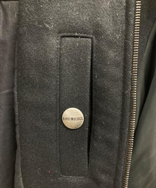 BIKKEMBERGS（ビッケンバーグ）BIKKEMBERGS (ビッケンバーグ) ウールブルゾン ブラック サイズ:52の古着・服飾アイテム