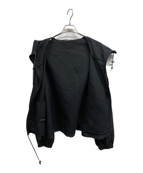 EMPORIO ARMANI（エンポリオ アルマーニ）EMPORIO ARMANI (エンポリオ アルマーニ) ジップパーカー ブラック サイズ:54の古着・服飾アイテム