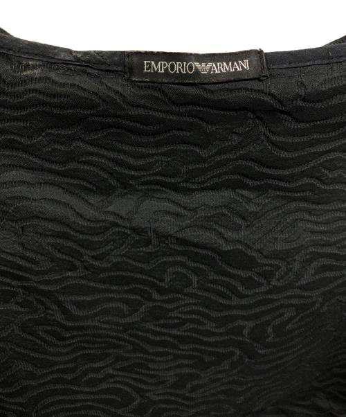 EMPORIO ARMANI（エンポリオ アルマーニ）EMPORIO ARMANI (エンポリオ アルマーニ) ジップパーカー ブラック サイズ:54の古着・服飾アイテム