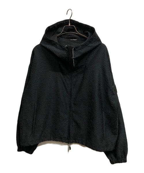 EMPORIO ARMANI（エンポリオ アルマーニ）EMPORIO ARMANI (エンポリオ アルマーニ) ジップパーカー ブラック サイズ:54の古着・服飾アイテム
