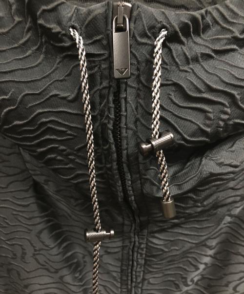 EMPORIO ARMANI（エンポリオ アルマーニ）EMPORIO ARMANI (エンポリオ アルマーニ) ジップパーカー ブラック サイズ:54の古着・服飾アイテム