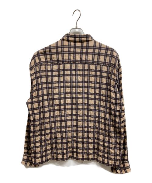 stussy（ステューシー）stussy (ステューシー) Sonoma Plaid ブラウン サイズ:Lの古着・服飾アイテム