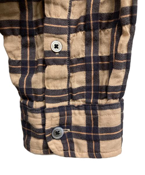 stussy（ステューシー）stussy (ステューシー) Sonoma Plaid ブラウン サイズ:Lの古着・服飾アイテム