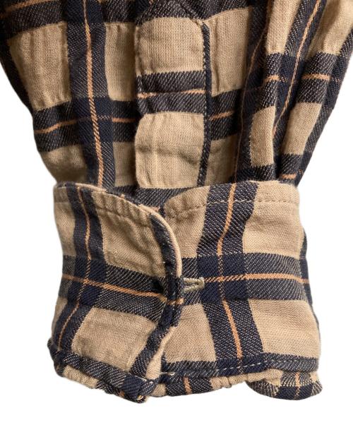 stussy（ステューシー）stussy (ステューシー) Sonoma Plaid ブラウン サイズ:Lの古着・服飾アイテム