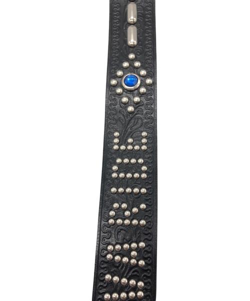 ACE WESTERN BELTS（エース ウェスタン ベルト）ACE WESTERN BELTS (エース ウェスタン ベルト) スタッズベルト ブラックの古着・服飾アイテム