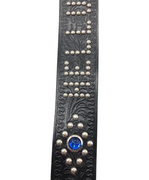 ACE WESTERN BELTS（エース ウェスタン ベルト）ACE WESTERN BELTS (エース ウェスタン ベルト) スタッズベルト ブラックの古着・服飾アイテム