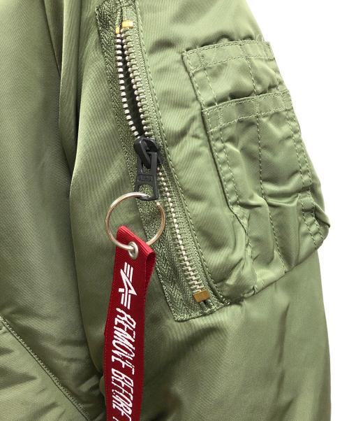 ALPHA（アルファ）ALPHA (アルファ) MA-1ジャケット グリーン サイズ:Mの古着・服飾アイテム