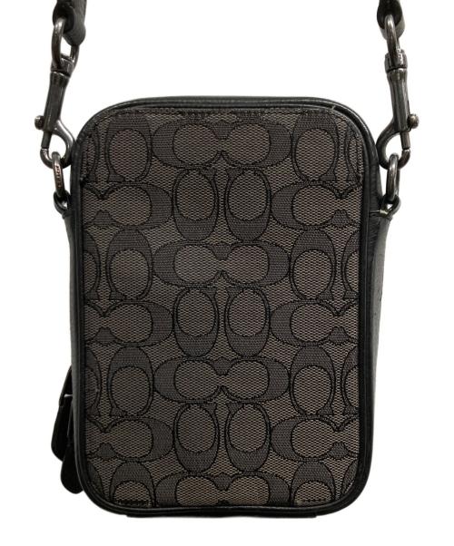 COACH（コーチ）COACH (コーチ) シグネチャージャガードスタントン クロスボディバッグ ブラウンの古着・服飾アイテム