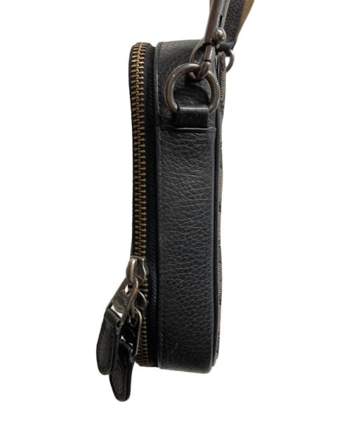 COACH（コーチ）COACH (コーチ) シグネチャージャガードスタントン クロスボディバッグ ブラウンの古着・服飾アイテム