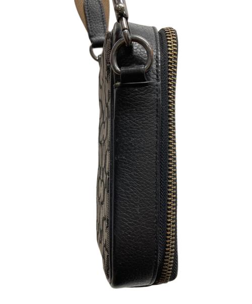 COACH（コーチ）COACH (コーチ) シグネチャージャガードスタントン クロスボディバッグ ブラウンの古着・服飾アイテム