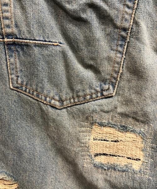 DIOR HOMME（ディオール オム）DIOR HOMME (ディオール オム) クラッシュ&リペア加工 デニムパンツ/crash denim インディゴ サイズ:30の古着・服飾アイテム