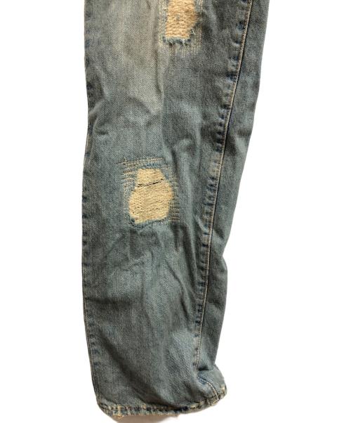 DIOR HOMME（ディオール オム）DIOR HOMME (ディオール オム) クラッシュ&リペア加工 デニムパンツ/crash denim インディゴ サイズ:30の古着・服飾アイテム