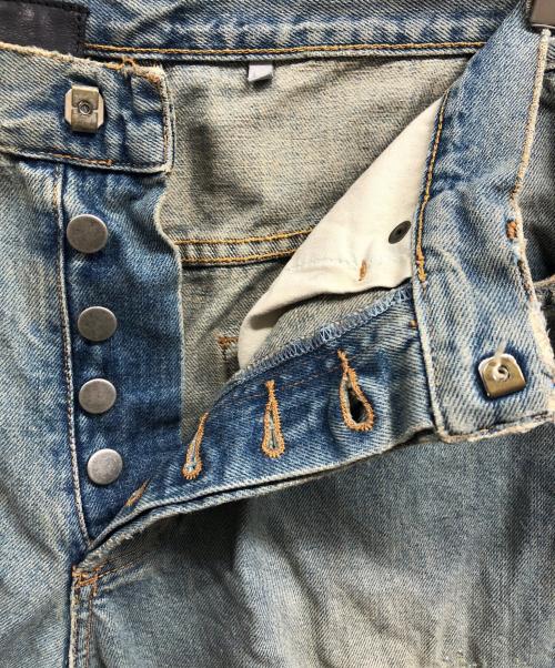 DIOR HOMME（ディオール オム）DIOR HOMME (ディオール オム) クラッシュ&リペア加工 デニムパンツ/crash denim インディゴ サイズ:30の古着・服飾アイテム