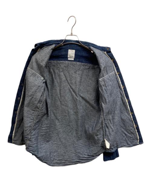 VISVIM（ビズビム）VISVIM (ビズビム) デニムウエスタンシャツ インディゴ サイズ:2の古着・服飾アイテム