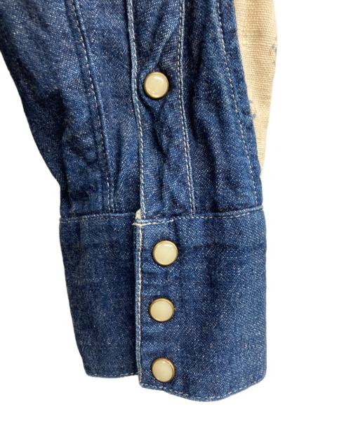 VISVIM（ビズビム）VISVIM (ビズビム) デニムウエスタンシャツ インディゴ サイズ:2の古着・服飾アイテム