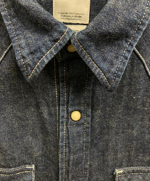 VISVIM（ビズビム）VISVIM (ビズビム) デニムウエスタンシャツ インディゴ サイズ:2の古着・服飾アイテム