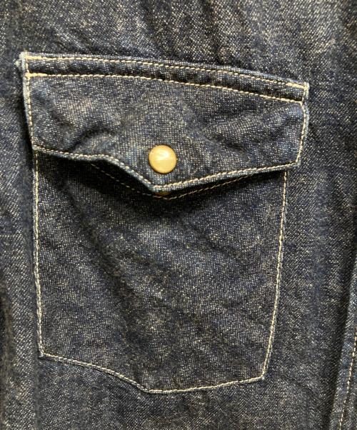 VISVIM（ビズビム）VISVIM (ビズビム) デニムウエスタンシャツ インディゴ サイズ:2の古着・服飾アイテム