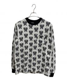 SUPREME（シュプリーム）の古着「Butterfly Jacquard Top」｜グレー