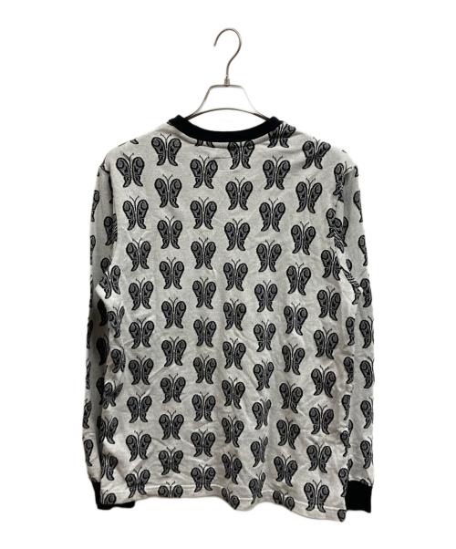 SUPREME（シュプリーム）Supreme (シュプリーム) Butterfly Jacquard Top グレー サイズ:Sの古着・服飾アイテム