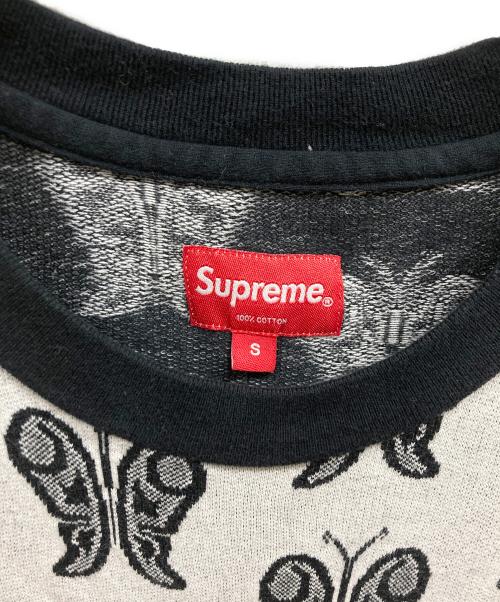 SUPREME（シュプリーム）Supreme (シュプリーム) Butterfly Jacquard Top グレー サイズ:Sの古着・服飾アイテム
