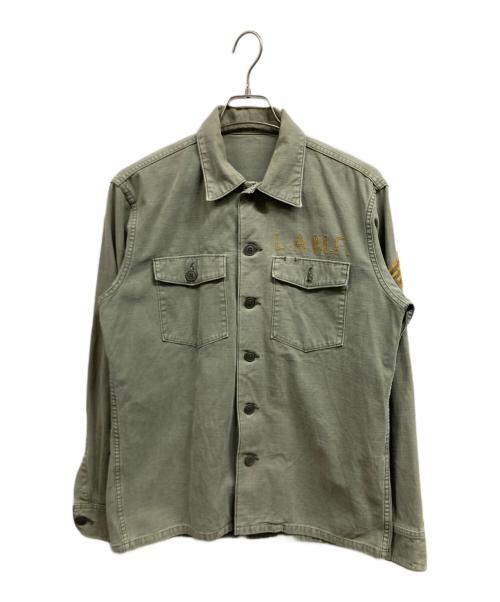 Hysteric Glamour（ヒステリックグラマー）Hysteric Glamour (ヒステリックグラマー) ミリタリーサンプリングジャケット グリーン サイズ:Lの古着・服飾アイテム