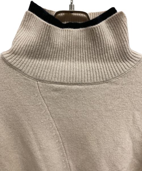 COMMUSE（コミューズ）COMMUSE (コミューズ) タートルネックニット ベージュ サイズ:FREEの古着・服飾アイテム