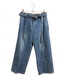 RYO TAKASHIMA（リョウタカシマ）の古着「ワイドデニムパンツ」｜インディゴ